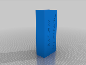 tejido punto agujas caso funda adulto humor tetas pene 3d print model - Mito3D