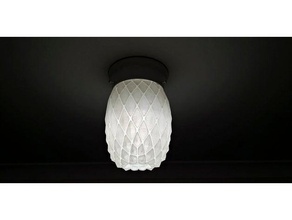 pineapple light cover lamp lampshade 3d print model - Mito3D