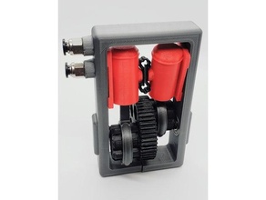 dual cilindro ar motor comprimido vapor 3d print model - Mito3D
