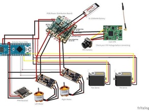 betacrawler rc serbatoio controller arduino fpv 3d print model - Mito3D