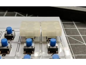6mm tactile bouton keycap minipet 3d print model - Mito3D