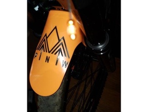 pnw fango guardie 3d stampa bicicletta polvere parafango guardia montagna mtb componenti scudo sentiero Youtube 3d print model - Mito3D