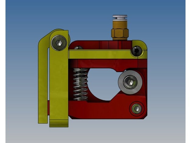 teneur ekstrüdör 3dprintable 3d yazıcı parçalar baskı hayvan Bowden ekstrüder crality Creality ender 3 5 3v2 3D print model - Mito3D