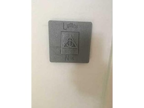 lumos nox light button legrand 3d print model - Mito3D