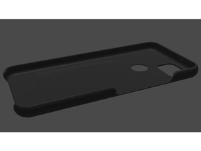 Google piksel 4 ince durum kılıf parmak izi sensör iphone pixel4 3d print model - Mito3D