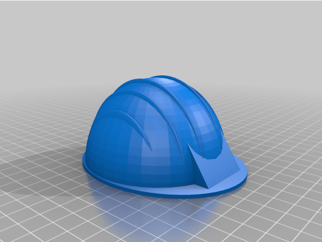 lavoratore casco difficile cappello 3D print model - Mito3D