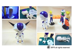 Dragão ball freezer chibi capacete q anycubic i3 mega dragões bola congelador lidar Solidworks 3d print model - Mito3D
