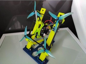 fpv course lancement tampon v2 coureur courses rampe quadcopter 3d print model - Mito3D