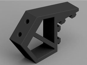 ender 3 pro mounted skeleton v-slot spool holder 3d print model - Mito3D
