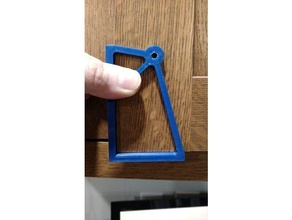 cabinet knob drill guide 3d print model - Mito3D