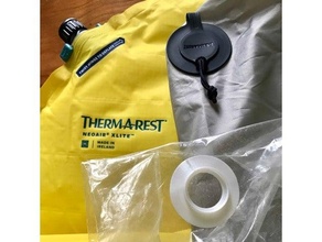 diy ultralight mat pump sack - therm-a-rest winglock inflator air matress campeggio hiking materasso outdoor pad thermarest trekking valve 3d print model - Mito3D