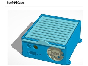 reef-pi case raspberry pi reef salt water tank 3d print model - Mito3D