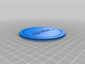 avatar maître l'air boisson Coaster 3d print model - Mito3D