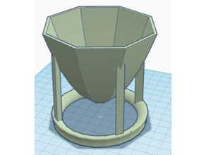 plantar 30 lightweight planter plant pot simple suspended 3d print model - Mito3D