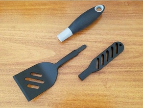 backpacking spatula handle 3d print model - Mito3D