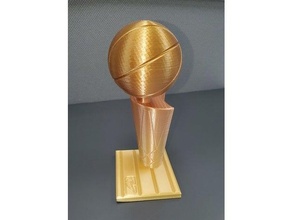 Larry o'brien nba campionato trofeo palla pallacanestro tori obrien 3d print model - Mito3D