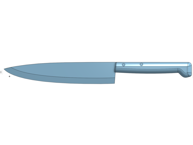 creamsicle knife mach 1 3D print model - Mito3D