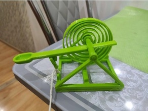 Spiral Katapult 3d print model - Mito3D