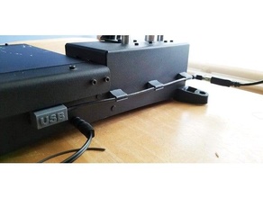 printrbot sencillo metal USB cable protector 3d print model - Mito3D