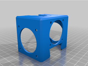 tevo nereus cube - fan shroud improved visibility 3d print model - Mito3D