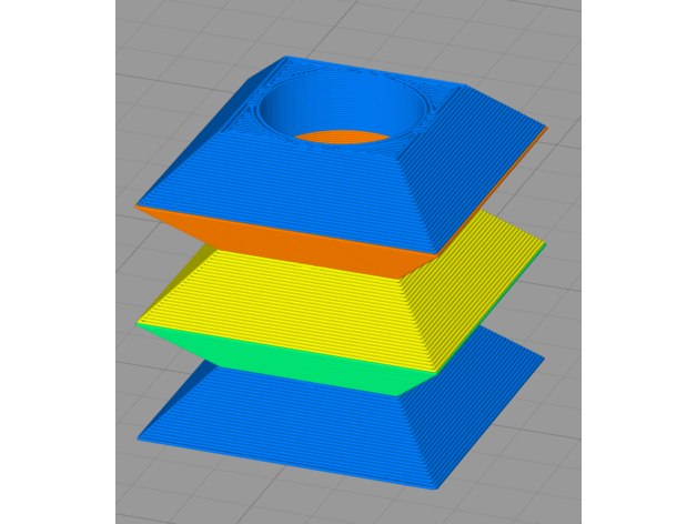 paleta Pro transición prueba bloquear mosaico 3D print model - Mito3D