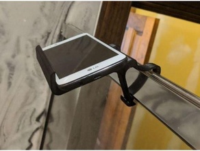 shower wall hanging phone holder android stand iphone accessories smartphone 3d print model - Mito3D