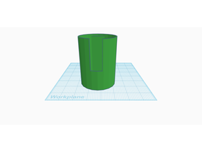 magnetic cup holder 3d print model - Mito3D