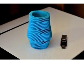 vase 298 container pen holder pencil 3d print model - Mito3D