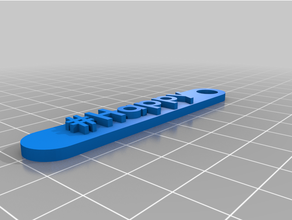 positiv Schlüsselanhänger zuversichtlich glücklich innovieren inspirieren Schlüsselbund Liebe Erfolg 3d print model - Mito3D