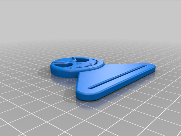 jack skellington toothpaste squeezer tooth paste 3D print model - Mito3D