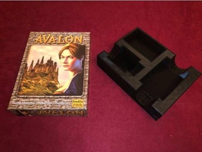 Avalon Spiel Box einfügen Brettspiel Brettspiele Zubehör Einsätze Veranstalter 3d print model - Mito3D