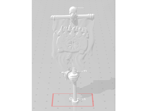 ogre gladiator removable arm flag bearer 3d print model - Mito3D