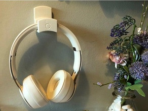 beats headphone hanger headphones holder hook 3d print model - Mito3D