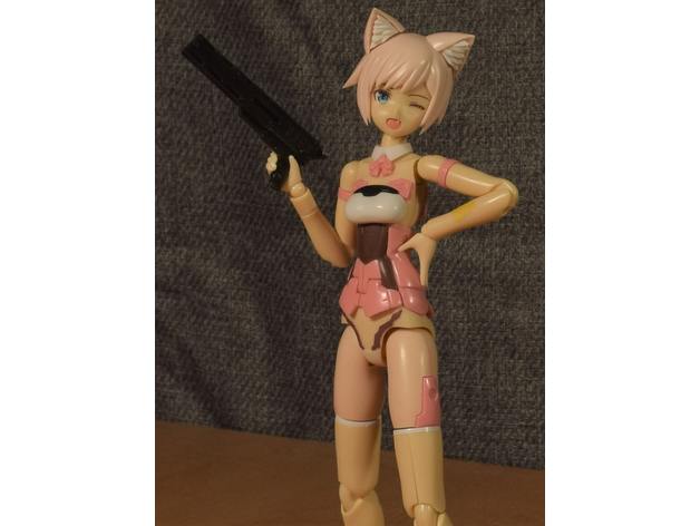 Pistole Rahmen Waffen Mädchen kompatibel Rahmenwaffen Framearmsgirl kotobukiya 3D print model - Mito3D