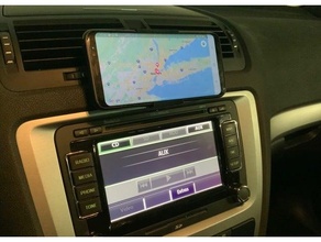 coche vehiculo teléfono soporte conducción smartphone 3d print model - Mito3D