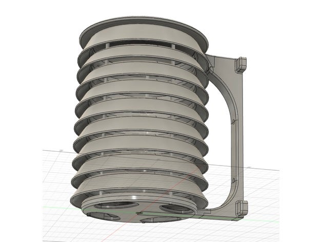 abris anti radiation verser module exterieur gare netatmo 3D print model - Mito3D