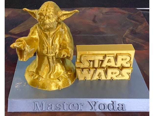 master yoda stand starwars star wars 3D print model - Mito3D