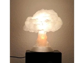 dynamic nuke lamp - resize long print needed flame 3d print model - Mito3D