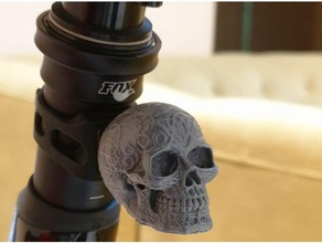 bontrager light bracket skull bicycle mount bike canyon mtb 3d print model - Mito3D