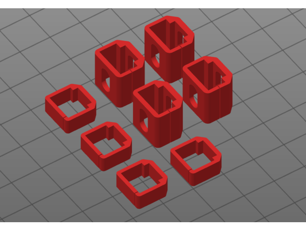 hyperlow airshot arm wire guides frames 3D print model - Mito3D