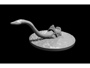 plésiosaure actualisé dinosaure reptile 3d print model - Mito3D
