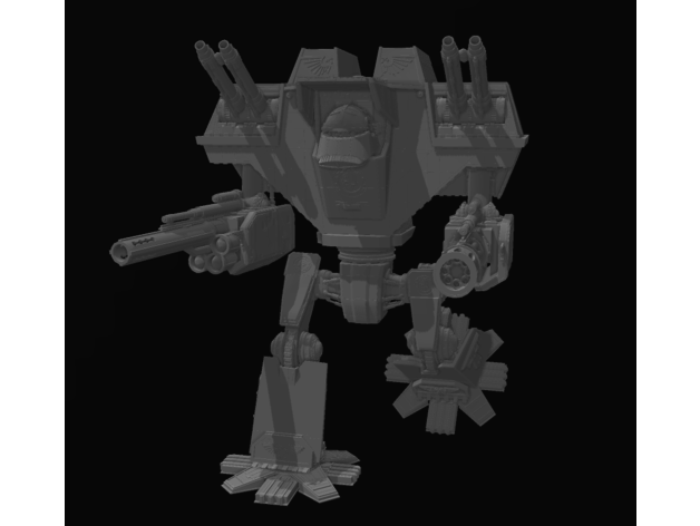 lucius pattern warlord scaled 40k adeptus titanicus tabletop titan wargaming warhammer 3D print model - Mito3D