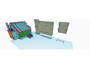 airbrush tool racks 3d printing lasercut scale model stl svg holder organizer woodcut 3d print model - Mito3D