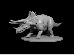 Triceratops Aktualisiert Dinosaurier 3d print model - Mito3D