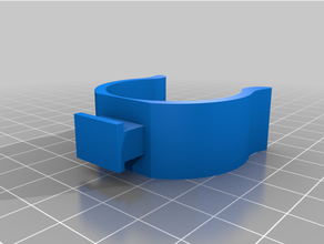 ciclón granada soporte airsoft cinturón 3d print model - Mito3D