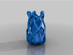 stephanie's knotted vase 3d print model - Mito3D