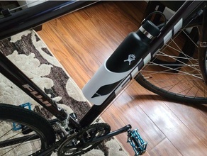 bicicleta garrafa suporte 24oz hydroflask 1l smartwater monte água 3d print model - Mito3D