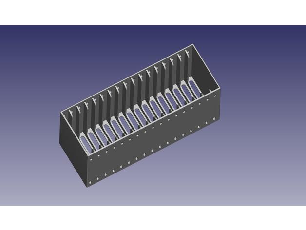 hdd Lager Gestell ssd 3D print model - Mito3D