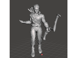 Jakes gazza maschio umano pirata esploratore assenzio 3d print model - Mito3D