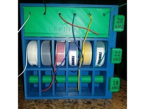 wire box holder management 3d print model - Mito3D